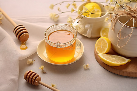 新增添加背景图片_蜂蜜是茶的完美添加物