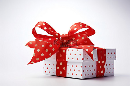 礼物礼物盒背景图片_白色背景上有红色蝴蝶结的两个礼品盒