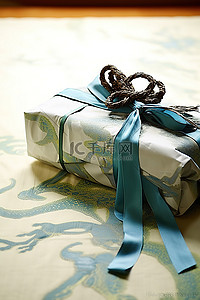 新年包装盒背景图片_日本龙布包装盒和包装纸