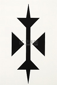 绘制箭头背景图片_在白色背景上绘制两个黑色箭头