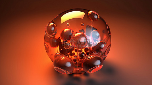 通过聊天气泡显示客户支持的 3D 渲染图