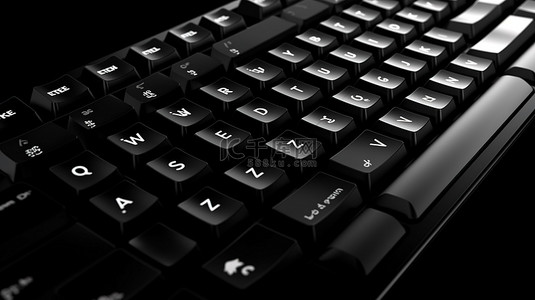 商业金融技术背景图片_深色键盘描绘代表商业和技术概念的版权符号