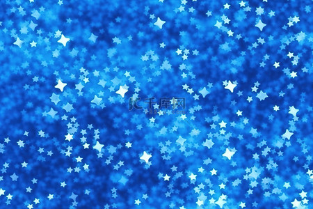 静态景物背景图片_蓝色背景上的星星背景静态循环抽象动画fff001