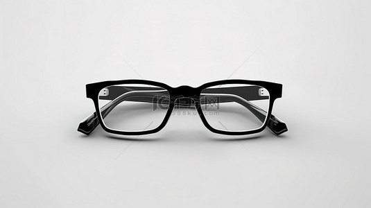 保护眼睛眼背景图片_孤立对象 3D 在等距视图中渲染一副眼镜的插图