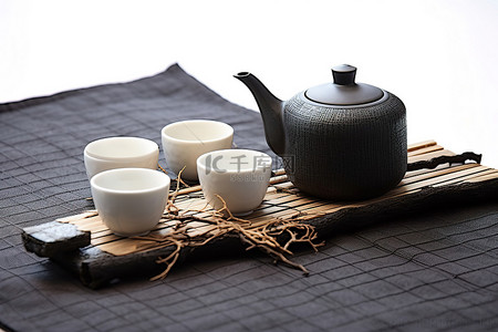 伯爵红茶背景图片_中国茶壶茶杯和红茶