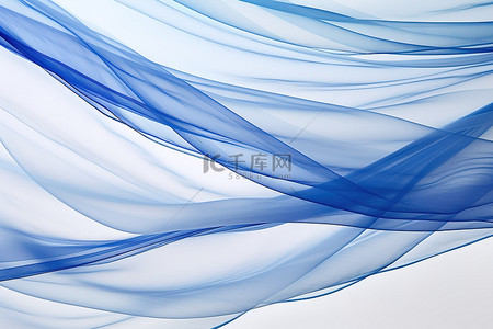 布料的高分辨率蓝色和白色抽象纹理
