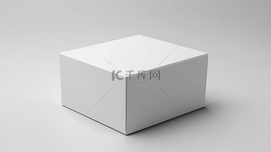 纸箱打包背景图片_时尚 3D 白色包装盒