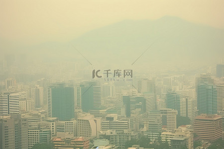 空气质量背景图片_2013年韩国首尔空气质量