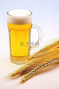 啤酒和麦穗