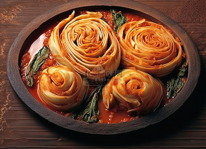 白菜好物背景图片_paigeon 泡菜 韩国料理