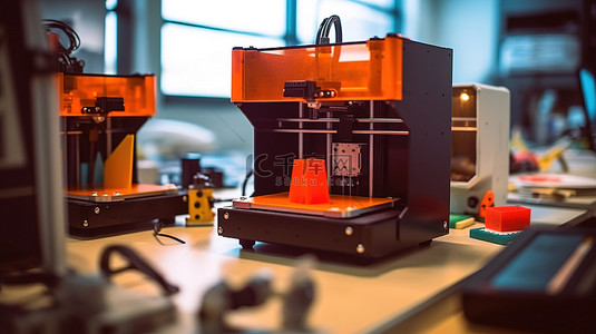 3D 塑料打印机在实验室中发挥着电子奇迹的作用