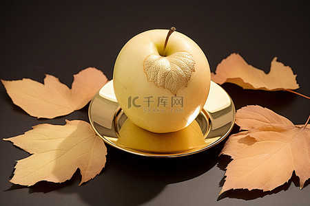 苹果梨背景图片_苹果带皮是秋天的零食
