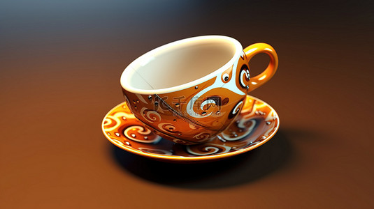 咖啡杯的 3D 建模
