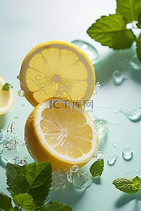 鲜榨柠檬背景图片_鲜榨柠檬