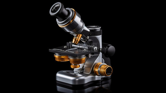 必备必备背景图片_细节逼真的 3D 显微镜是高级研究的必备实验室设备