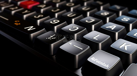 使用 3D 技术以西班牙语和英语显示“翻译”的电脑键盘