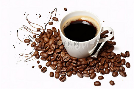 咖啡图像背景矢量png