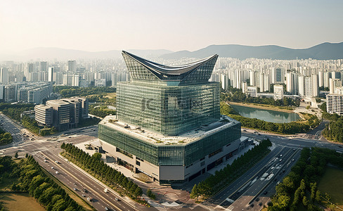 式建筑背景图片_韩国最大建筑的日式建筑