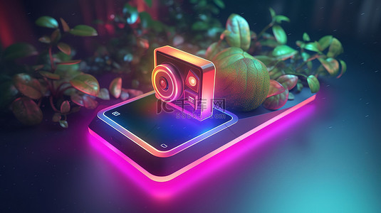 以 3D 形式重新创建的 Instagram 通知