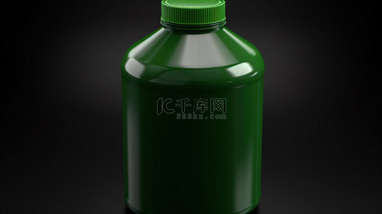 塑料瓶样机背景图片_无标签3D塑料瓶渲染