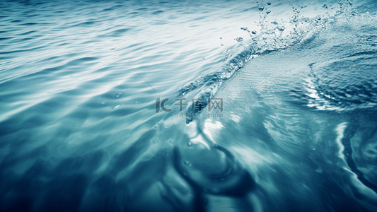 水浪纹蓝色背景图片_水蓝色水波水纹水浪背景