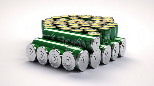 污染背景图片_使电池焕发活力是一种概念化的回收方法