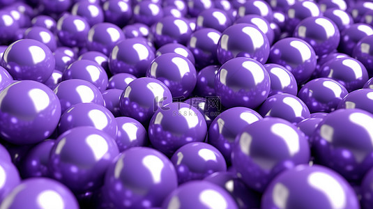 抽象背景与 3d 紫色光泽球体