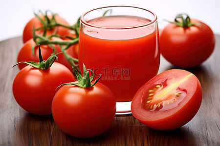 减肥失败背景图片_番茄汁可以帮助减肥