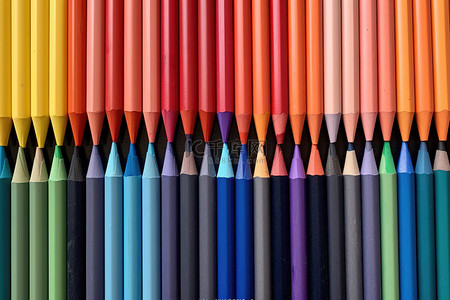 双11黑线框背景图片_绘儿乐 Crayola 蜡笔与黑线排列