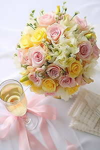 婚礼鲜花拱门背景图片_婚礼鲜花和礼物