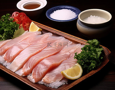 生鲜鱼背景图片_优质新鲜鱼日本传统烹调