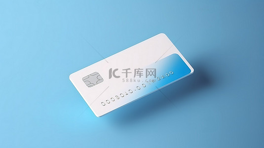 京东卡电子卡背景图片_电子收费卡模型的平面背景 3D 渲染