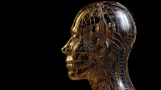 光纤通道增强了 AI 头部模型的 3D 渲染