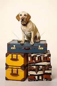 的行李箱背景图片_Top Dog 储物旅行行李箱套装