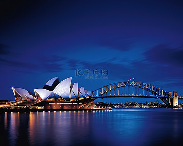 悉尼歌剧院的黄昏
