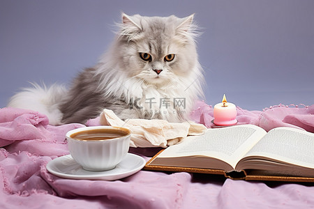 猫和书食物肖像 4