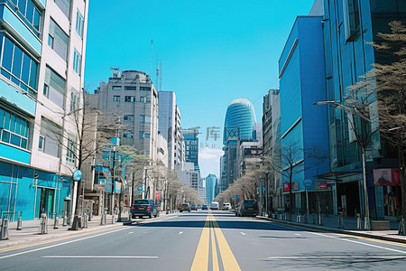 街道的图片背景图片_街道 freeoftraffic 上海 韩国 免版税 PNG 洪洞图片