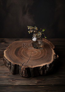 木头托盘背景图片_这块木头就是一块木头