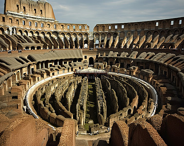 罗马圆舞曲背景图片_罗马巨大竞技场的景色