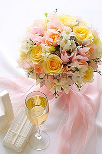 婚礼鲜花拱门背景图片_婚礼鲜花和礼物