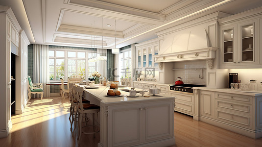 为您的家定制厨房设计的 3D 模型