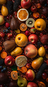 夏季果实背景图片_水果夏季食物