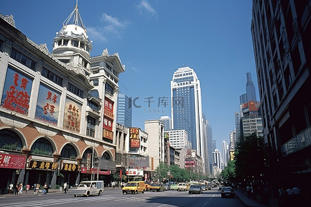 上海苏寒山城市商业区