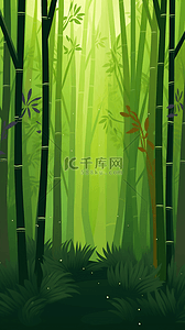 绿色中国风竹子背景图片_一片竹林翠竹装饰简单背景竹林背景