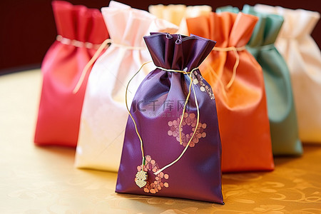 道具箱ui背景图片_新娘和新郎生日派对的礼品袋
