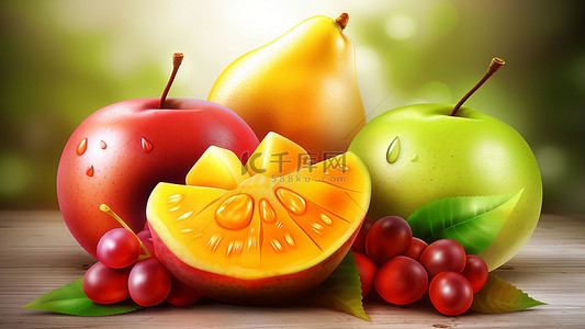 营养美味背景图片_食物新鲜水果柚子