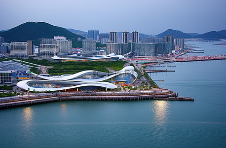 哈尔滨歌剧院背景图片_仁川 韩国 韩国