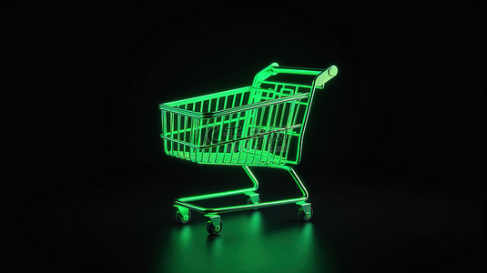 消费者图标背景图片_电子商务购物体验 3D 渲染购物车，带有评论图标和数字营销元素