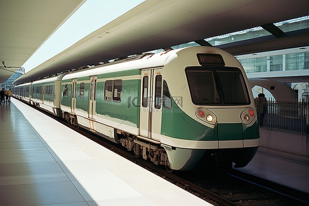 列车人背景图片_下午 5 点 02 点在奥兰多火车站开出的新 BPI 列车