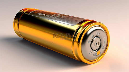 充电电池环保矢量背景图片_白色隔离背景上电池的 3d 渲染